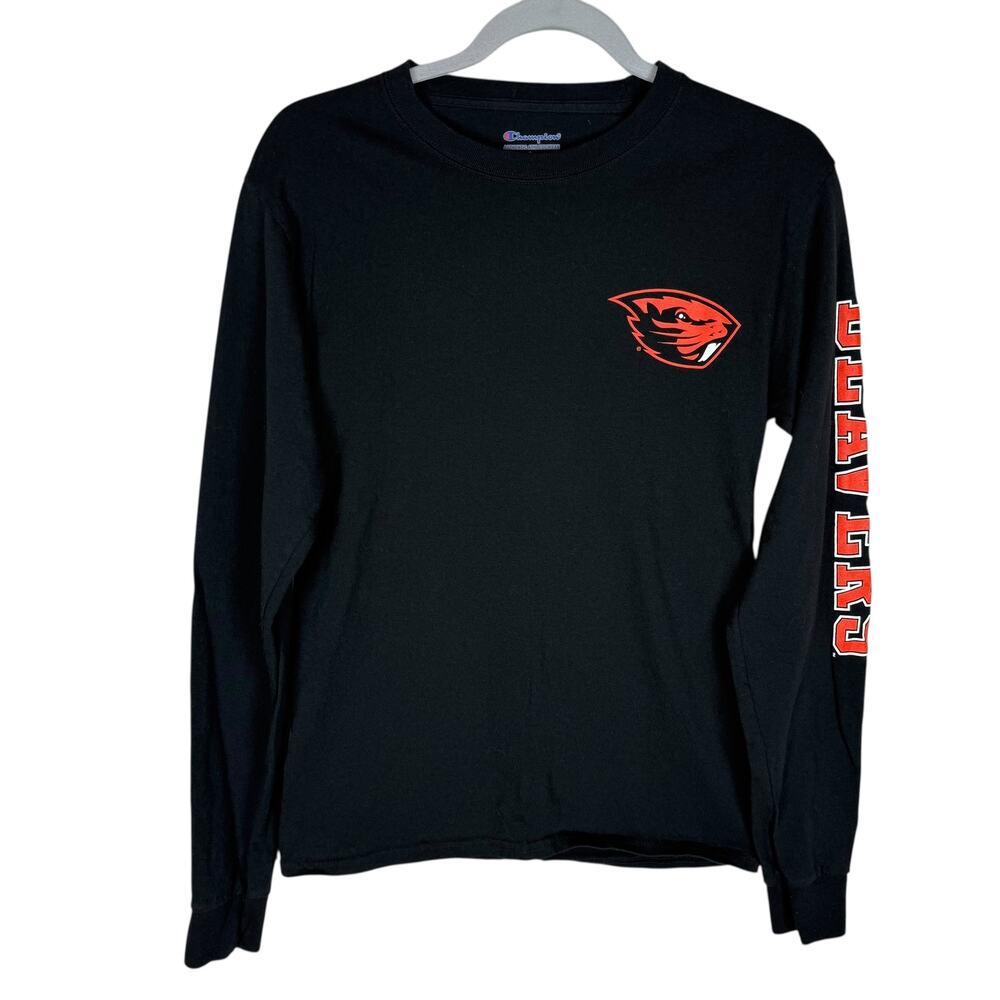 Champion Oregon State Beavers‎ Sweatshirt Men Small Black Authentic Athleticwear